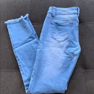 Distressed Light Wash Jeans